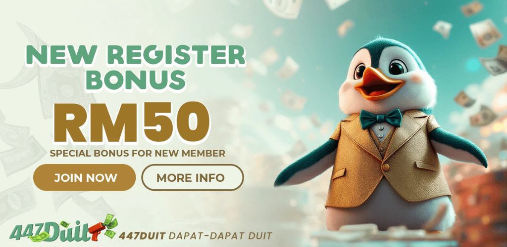 447Duit: New Register Free Credit RM50
