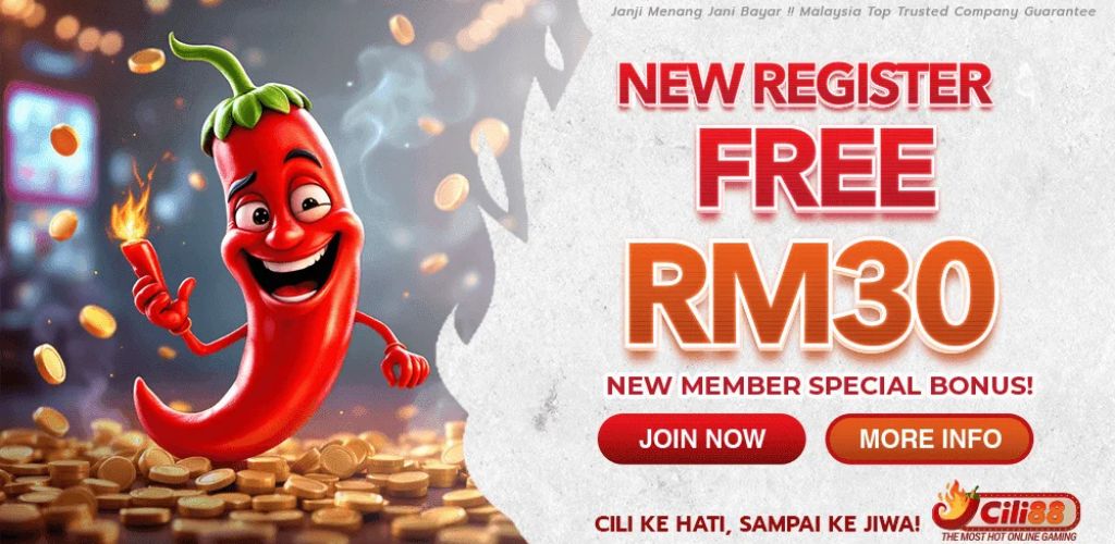 Cili88: New Register Free RM30