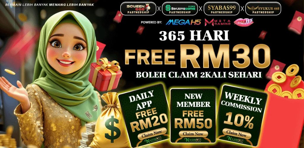 Nasib888: 365 Hari Free RM30